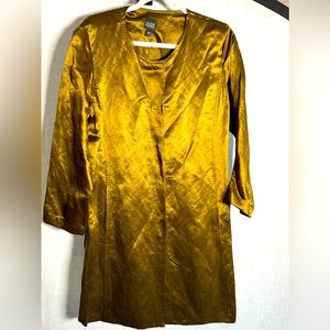 Eileen Fisher‎ Linen And Silk Dress with Pockets- Medium
